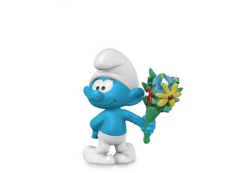 Schleich - Smurf with Bouquet