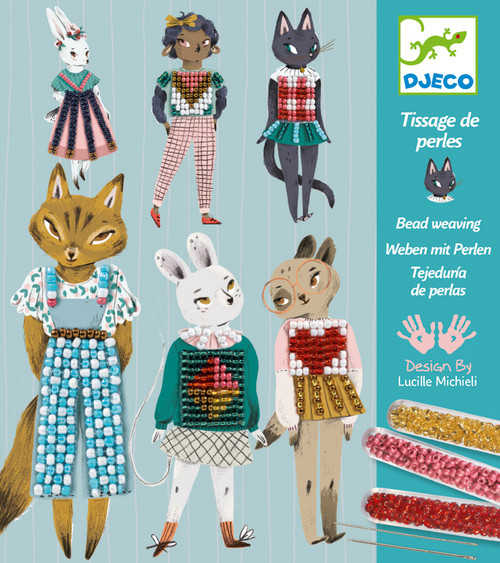 Djeco - Kitty Cats Bead Weaving Embroidery