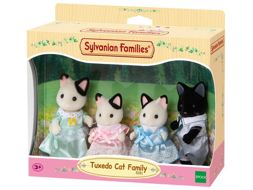 Sylvanian Families - Tuxedo Cat Family Sylvanian Families - Tuxedo Cat Family