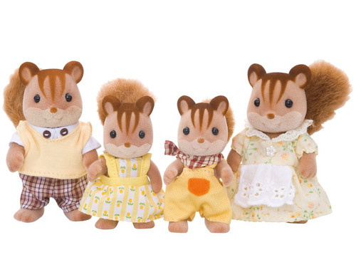 Sylvanian Families- Walnut Squirrel Family