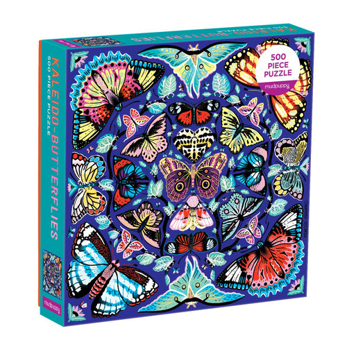 Mudpuppy 500pc - Kaleido-Butterflies Puzzle