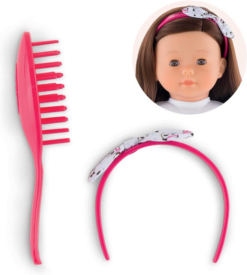 Corolle Ma Corolle - Hair Brush Set - Panda Party