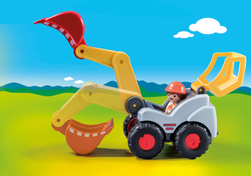 Playmobil 1.2.3 Shovel Excavator 70125 Playmobil 1.2.3 Shovel Excavator 70125