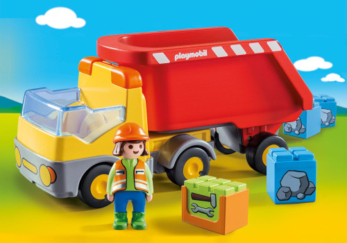 Playmobil 1.2.3 Dump Truck 70126 Playmobil 1.2.3 Dump Truck 70126