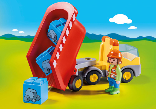 Playmobil 1.2.3 Dump Truck 70126 Playmobil 1.2.3 Dump Truck 70126