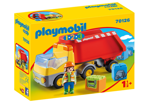 Playmobil 1.2.3 Dump Truck 70126