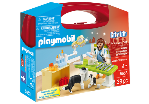 Playmobil CITY LIFE - Vet Visit Carry Case 5653 Playmobil CITY LIFE - Vet Visit Carry Case 5653