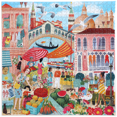 Eeboo 1000pc - Venice Market Eeboo 1000pc - Venice Market