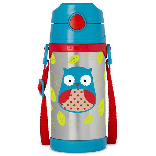 Skip Hop Zoo- Insulated Stainless Steel Bottle - Owl