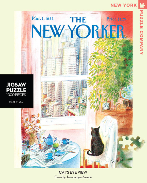 New York Puzzle Company 1000pc - Cat's Eye View Puzzle