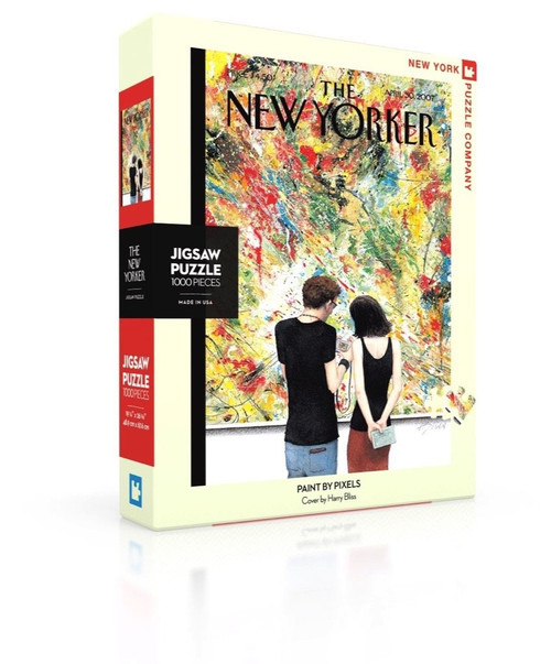New York Puzzle Company 1000pc - Paint By Pixels Puzzle