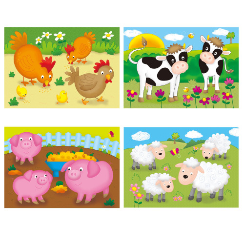 Galt - Four Puzzles In A Box - Farm Galt - Four Puzzles In A Box - Farm