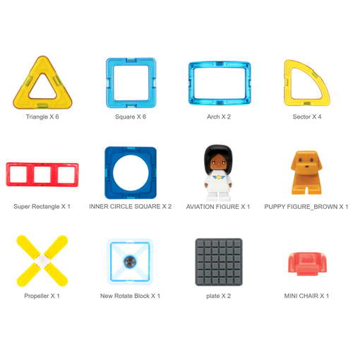 Magformers - Aviation Adventure Set 28 pce Magformers - Aviation Adventure Set 28 pce