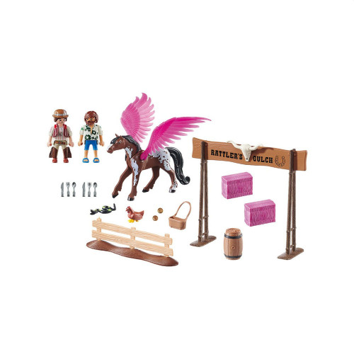 PLAYMOBIL: THE MOVIE Marla & Del with Pegasus 70074