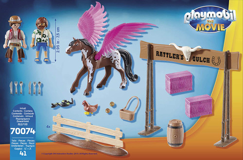 PLAYMOBIL: THE MOVIE Marla & Del with Pegasus 70074