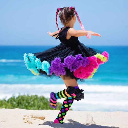 Madmia- Liquorice Bows TODDLER Socks Madmia- Liquorice Bows TODDLER Socks