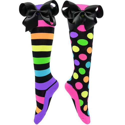 Madmia- Liquorice Bows Socks