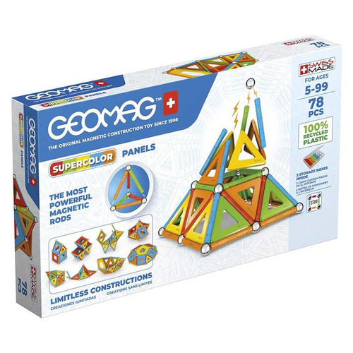 Geomag- Supercolour Panels 78pc Set