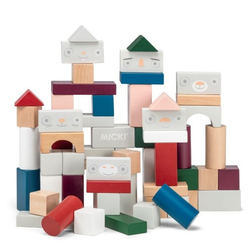 Micki Senses - Wooden Building Blocks 60 pcs