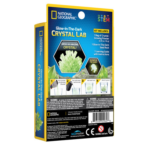 National Geographic - Glow in the Dark Mini Crystal Lab National Geographic - Glow in the Dark Mini Crystal Lab
