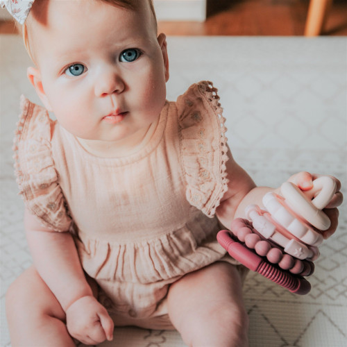 Jellystone- Rainbow Stacker & Teether Toy Jellystone- Rainbow Stacker & Teether Toy