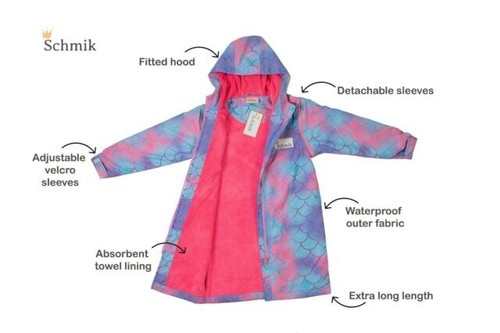 Schmik Swim Parka - Mermaid  ADULT SMALL Schmik Swim Parka - Mermaid  ADULT SMALL