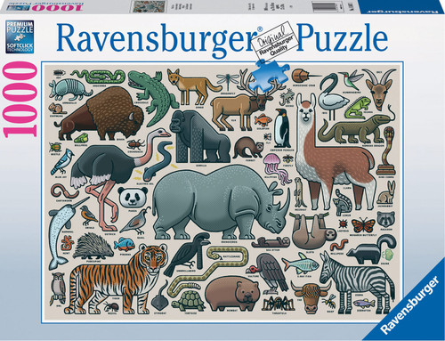 Ravensburger - You Wild Animal 1000pc