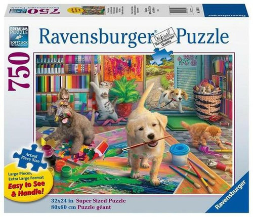 Ravensburger 750pc - Cute Crafters Large Format Puzzle