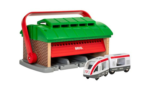 BRIO Destination - Train Garage with Handle 3 pcs