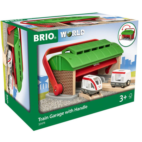 BRIO Destination - Train Garage with Handle 3 pcs BRIO Destination - Train Garage with Handle 3 pcs