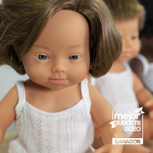 Miniland Doll 38cm - Caucasian Girl with Down Syndrome Baby Doll Miniland Doll 38cm - Caucasian Girl with Down Syndrome Baby Doll