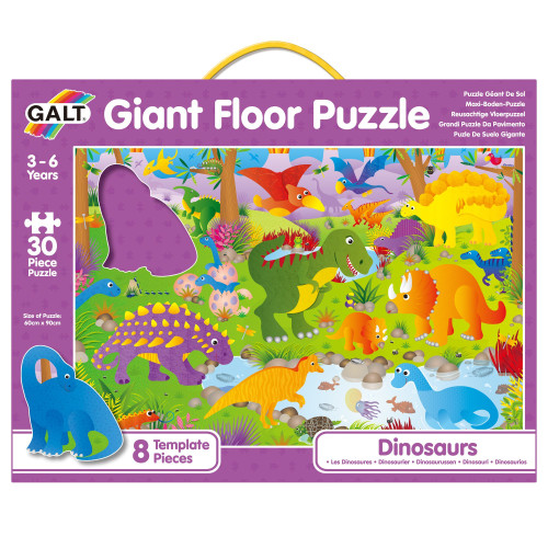 Galt - Dinosaurs Giant Floor Puzzle - 30pcs Galt - Dinosaurs Giant Floor Puzzle - 30pcs