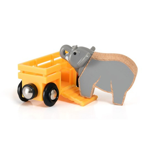 BRIO Vehicle - Elephant and Wagon 33969