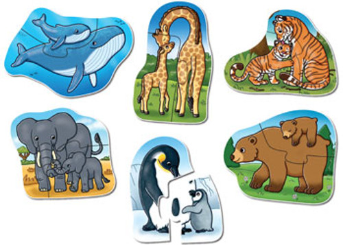 Orchard Toys - Mummy & Baby 6 x 2pc puzzles Orchard Toys - Mummy & Baby 6 x 2pc puzzles