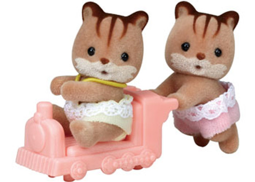 Sylvanian Families - Walnut Squirrel Twins (v2)