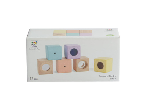 PlanToys - Sensory Blocks 6pcs PlanToys - Sensory Blocks 6pcs