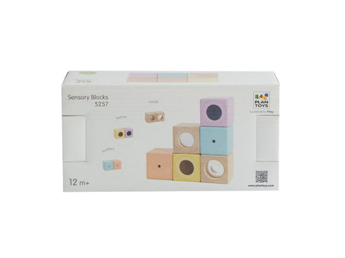 PlanToys - Sensory Blocks 6pcs PlanToys - Sensory Blocks 6pcs