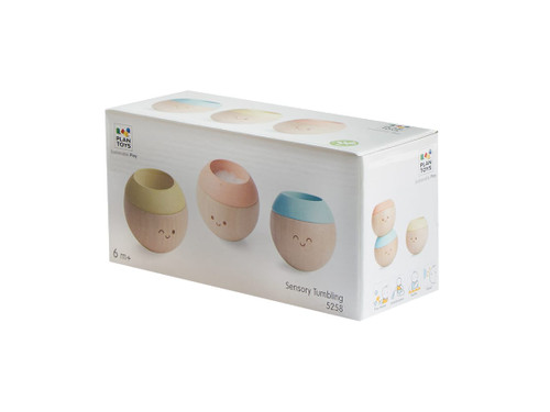 PlanToys - Sensory Tumbling Faces - Set of 3 PlanToys - Sensory Tumbling Faces - Set of 3