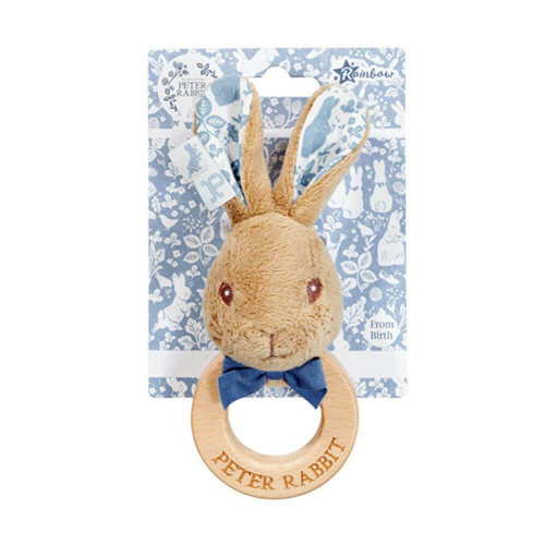 Beatrix Potter - Signature Wooden Ring Rattle - Peter Rabbit Beatrix Potter - Signature Wooden Ring Rattle - Peter Rabbit