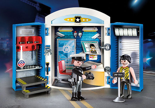 Playmobil City Action - Police Headquarters With Prison - 6919 - New -  Authentic, prison playmobil 