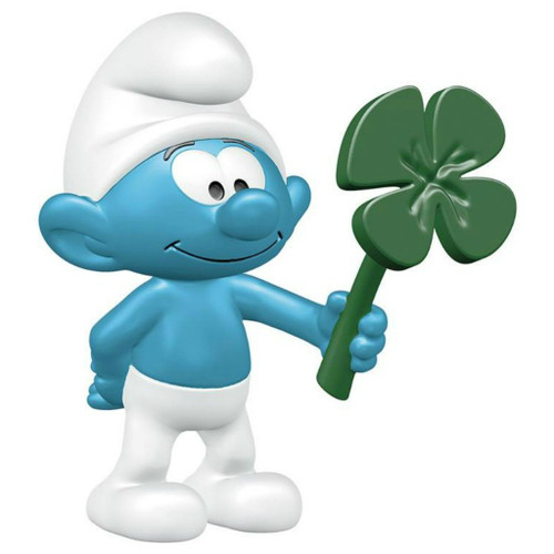 Schleich Smurfs  - Smurf with Clover Leaf | 20797