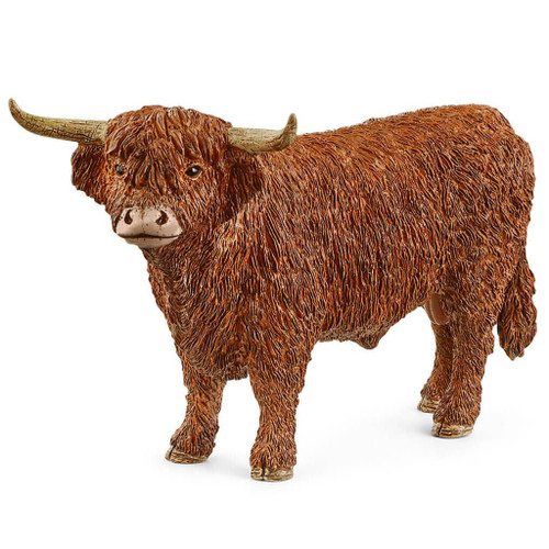 Schleich Farm World -Highland Bull | 13919 | Discount Toy Co.