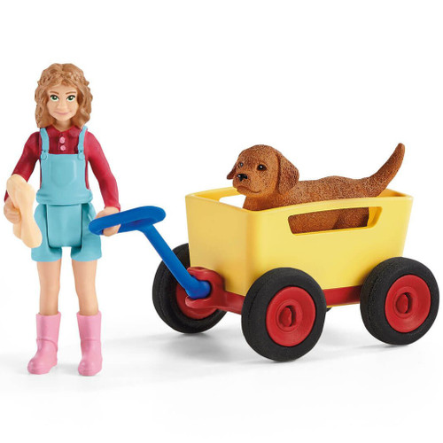 Schleich Farm World - Puppy Wagon Ride | 42543