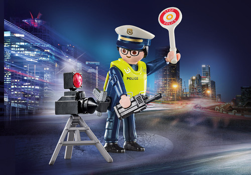 Playmobil - Special Plus - Police Officer with Speed Trap | 70305 Playmobil - Special Plus - Police Officer with Speed Trap | 70305