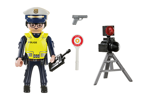 Playmobil - Special Plus - Police Officer with Speed Trap | 70305 Playmobil - Special Plus - Police Officer with Speed Trap | 70305