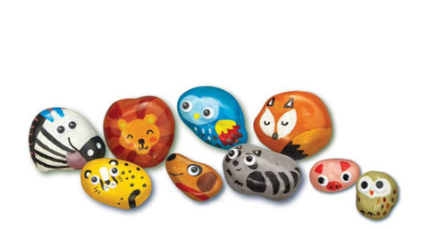 4M KidzMaker - Magical Animal Rock Painting | Discount Toy Co. 4M KidzMaker - Magical Animal Rock Painting | Discount Toy Co.