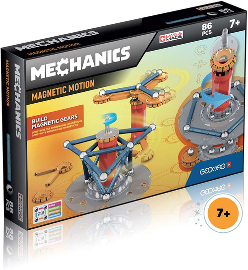 Geomag Mechanics - Magnetic Motion - Build Magnetic Gears 86pc | 718