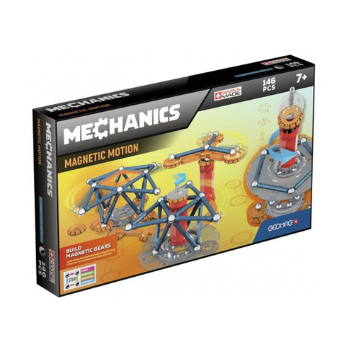 Geomag Mechanics - Magnetic Motion - Build Magnetic Gears 146pc | 762