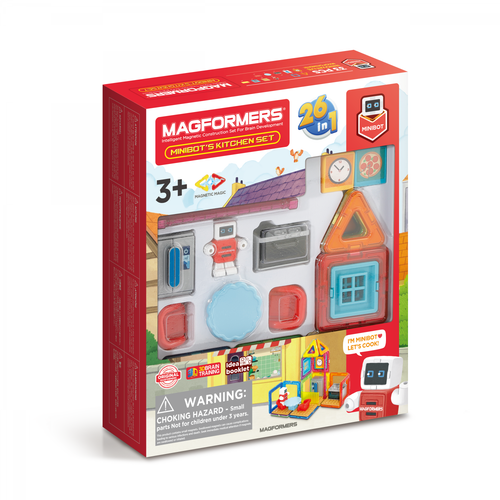Magformers - Minibot’s Kitchen Set | 705010 | Discount Toy Co.