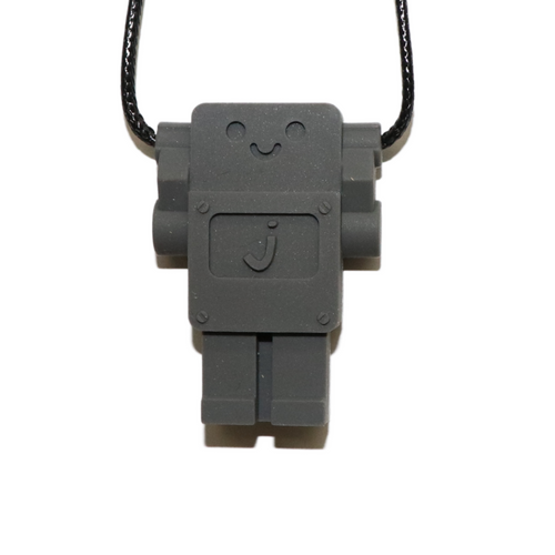 Jellystone Chewelry - Robot Pendant - Steel Grey